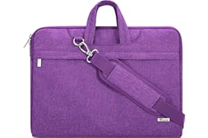 Voova Laptop Case 13 14 15 16 17 Inch with Shoulder Strap, Waterproof Laptop Sleeve Slim Briefcase