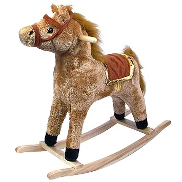 amazon wooden rocking horse