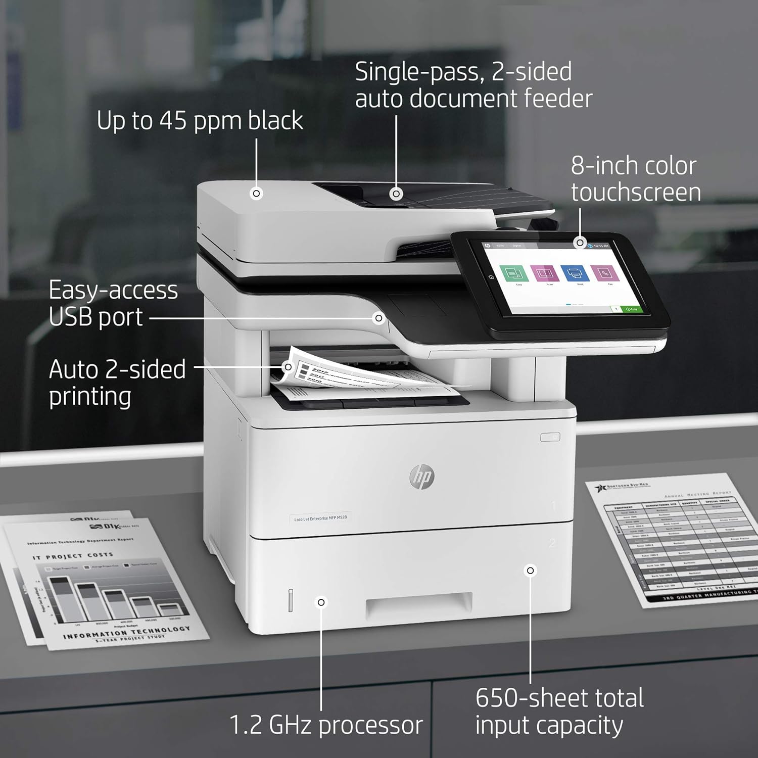 hp mfp m528dn