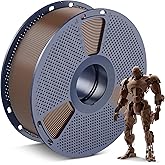 SUNLU PLA 3D Printer Filament PLA Filament 1.75mm, Neatly Wound 3D Printing Filament 1.75mm, Dimensional Accuracy +/- 0.02 mm, Fit Most FDM 3D Printers, 1kg Spool (2.2lbs). (Brown)