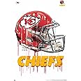 Trends International NFL Kansas City Chiefs - Drip Helmet 20 Wall Poster, 22.375" x 34", Unframed Version