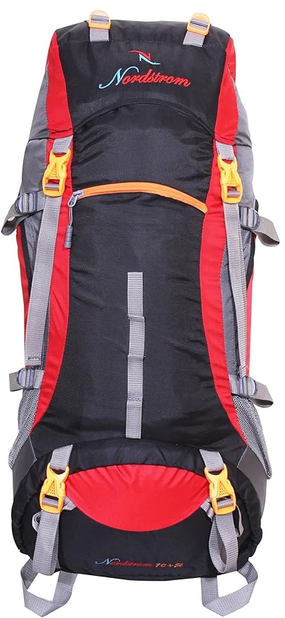 Nordstrom 75 Ltr Red & Black Rucksack