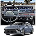CDEFG UPGRADED 2PCS for 2024 2025 Hyundai Sonata 12.3” Screen Protector for 2024 2025 Sonata N Line/SEL Screen Protector Center Touch Screen Display Guard 2024 2025 Sonata Accessories