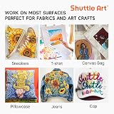 Shuttle Art Fabric Paint Set 18 Colours 60ml Non-Toxic Washable Textile view 7