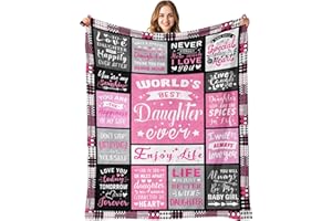 PVDSAVE Daughter Gifts Daughter Birthday Gift Daughter Gifts from Mom Dad Birthday Gifts for Daughter Adult Christmas Valentines Day Mothers Day Birthday Gifts for Daughter to My Daughter Blanket 50"x60"