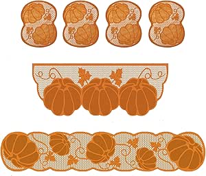 Download Thanksgiving Decorations Set Include Lace Pumpkin Maple ...