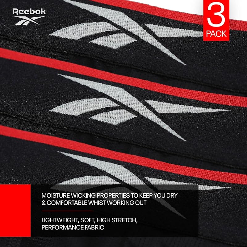 Calzoncillos bóxer Glynn para Hombre, Pack de 3 Calzoncillos Deportivos, Transpirables y elásticos,Pack múltiple de Calzoncillos bóxer, Color Negro