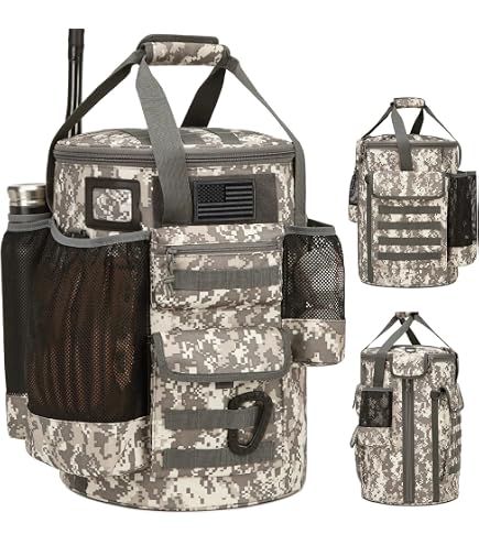 Amazon.com : Baseball Bucket Bag Backpack, Coaches Bucket Bag Fit 6 Gallon  Buket, Baseball Coaching Accessories with Multiple Pockets, Tactical Style  Softball Coaches Bags with Backpack Straps Bucket not included : Sports