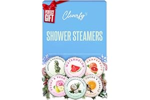 Cleverfy Shower Steamers Aromatherapy – Stocking Stuffers for Teen Girls, Women and Wife – Christmas Gifts for Teens and Women – White Elephant Gifts for Adults – 6 Tablets