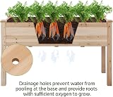 Yaheetech Raised Garden Bed Fir Wood 120.5x59x76cm Elevated Planter Box view 4