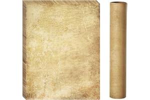 Goefun Vintage Stationery Paper, Parchment Printer Paper 8.5 x 11, 100 Sheets Aged Stationery for Letter Writing, Certificate