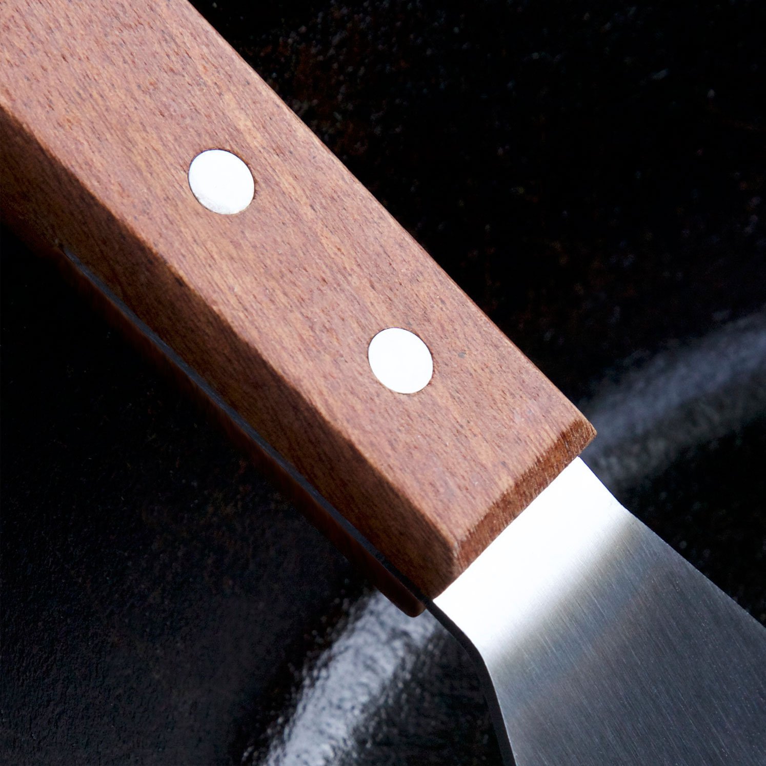 MANNKITCHEN Professional Grade Stainless Steel Spatula Perfect for Cast