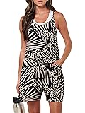 ANRABESS Womens Rompers Summer Casual Loose