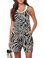 ANRABESS Womens Rompers Summer Casual Loose