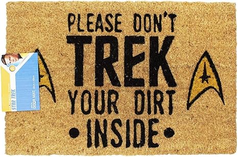 Amazon Com Star Trek Command Insignia Door Mat Official
