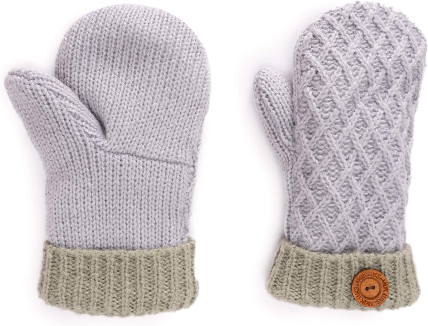 Muk Luks Women's Mittens, Blue, OSFM at  Women’s Clothing store