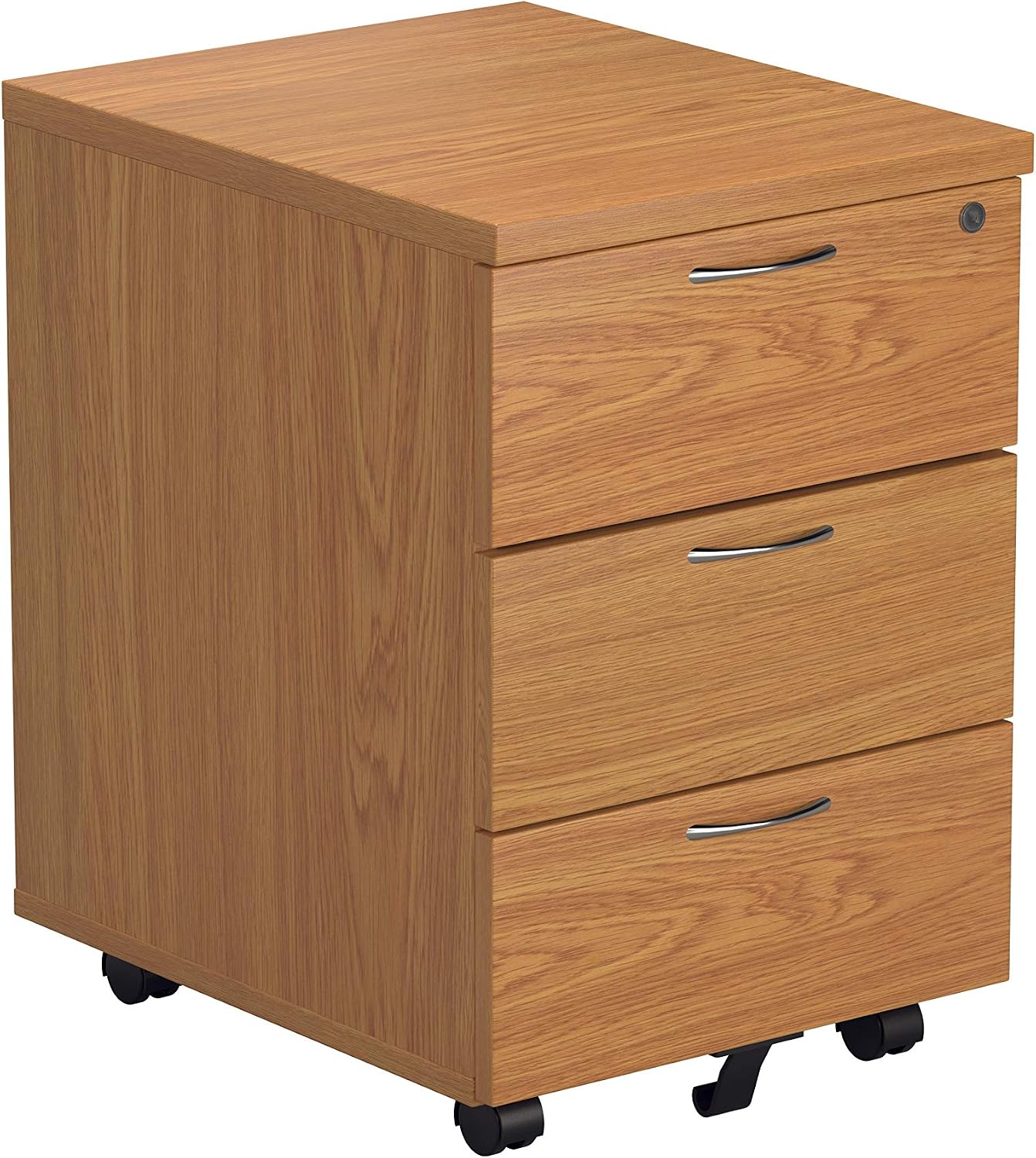 Office Hippo Heavy Duty 3 Drawer Mobile Pedestal Storage Cabinet, Office Storage, Office Cabinet with Lockable Storage