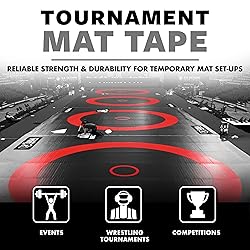 WrestlingMart Tournament Mat Tape Roll – Clear
