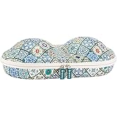 Braiou Bra Case Premium Lingerie Travel Bag Zip Underwear Organizer Bag for A-C Cup (Green Plaid)