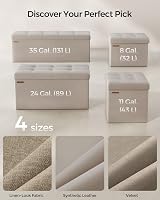 SONGMICS MAZIE Storage Ottoman Bench 110 cm End of Bed Foldable 131 L view 6