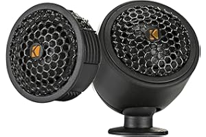 KICKER 51KST2004 - KST200 .75-Inch tweeters w/x-Overs and Swivel mounts, 4ohm, Pair
