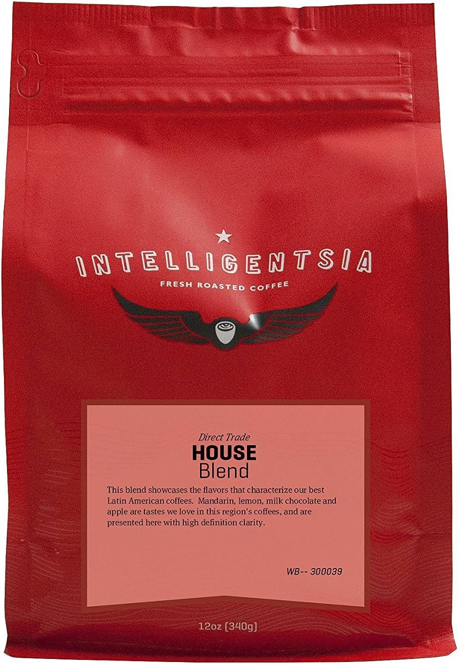 Intelligentsia Direct Trade House Blend Medium Roast Whole Bean Coffee 12oz, pack of 1