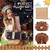 Mewaii 8 Inch Highland Cow Plush Pillow Cuddle Toy Soft Toy view 8