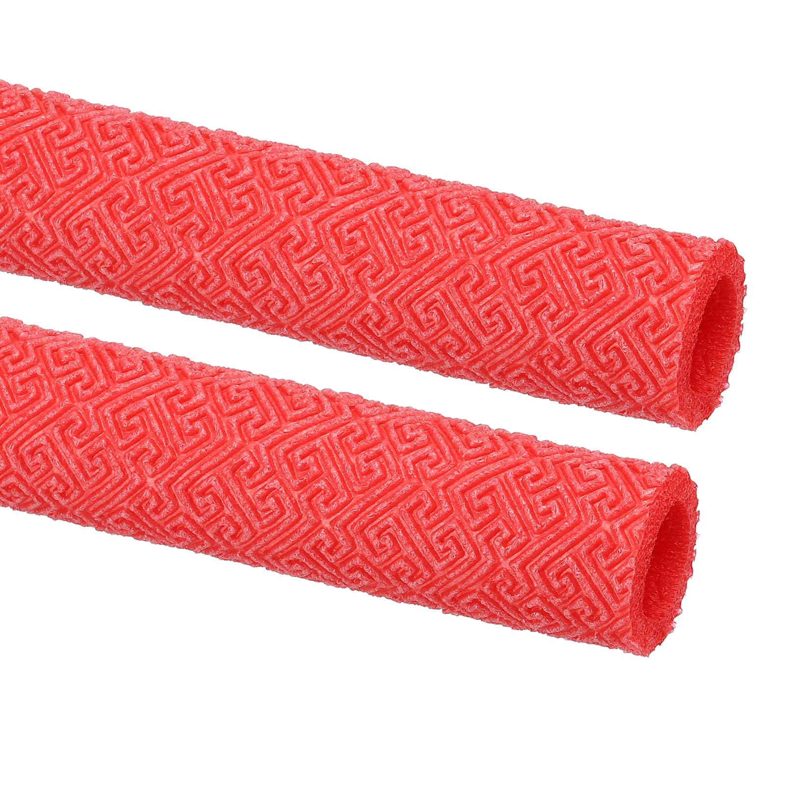 PATIKIL 6.6Ft Pipe Insulation Foam Tubing, 2Pcs 5/8"(16mm) ID 15/16"(24mm) OD Heat Preservation Foam Tube Cover Wrap for AC Unit Air Conditioner Water Pipe, Red