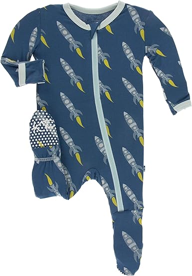 kickee pants zipper footie