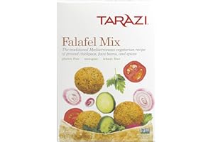 Tarazi Falafel Mix | Great as Veggie Burger Mix, Non-GMO, Kosher, All Natural, Made In California | Original Falafel Mix, 1 Pound Box