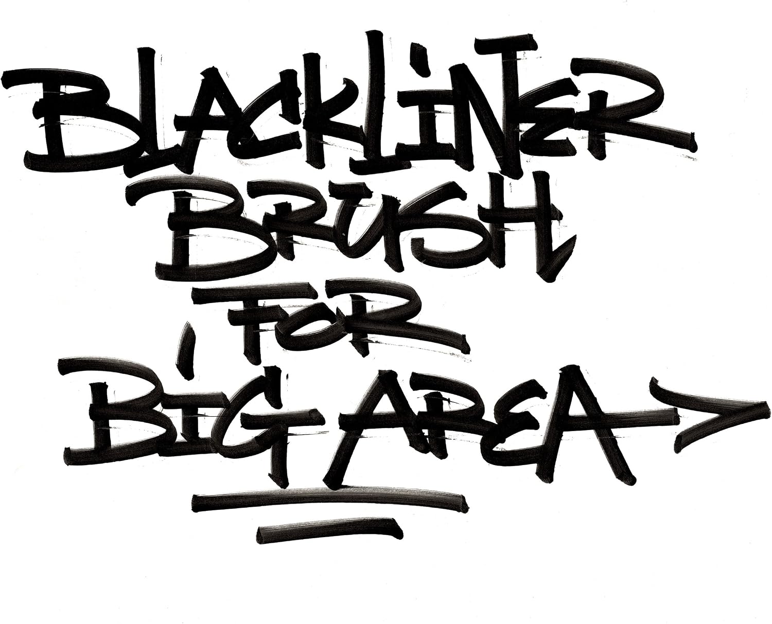 Molotow Blackliner Black Marker Brush - MO200486 Refill Ink - Image 4
