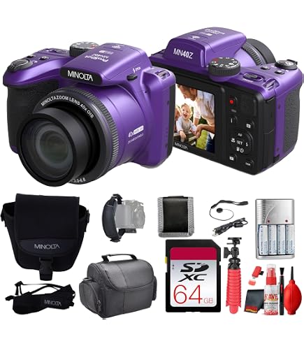 Amazon.com : MINOLTA MN67Z 20 MP / 1080P FHD Bridge Digital Camera