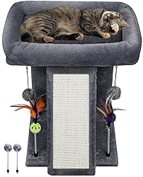 TWDEPART Cat Tree Tower with Cat Scratching Post