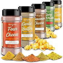 Amazon.com: Franklin 美食爆米花調味粉5 種口味- 美國製造- 蒔蘿 ...