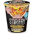 Nissin Cup Noodles Stir Fry Noodles in Sauce, Fiery Chicken, 2.96 Ounce (Pack of 6)