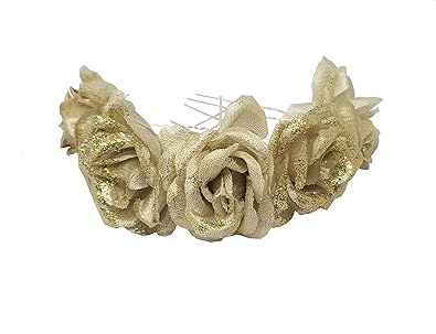 Buy Evogirl Juda Stick Golden Rose Side Hair Bun Pin Bridai Hair