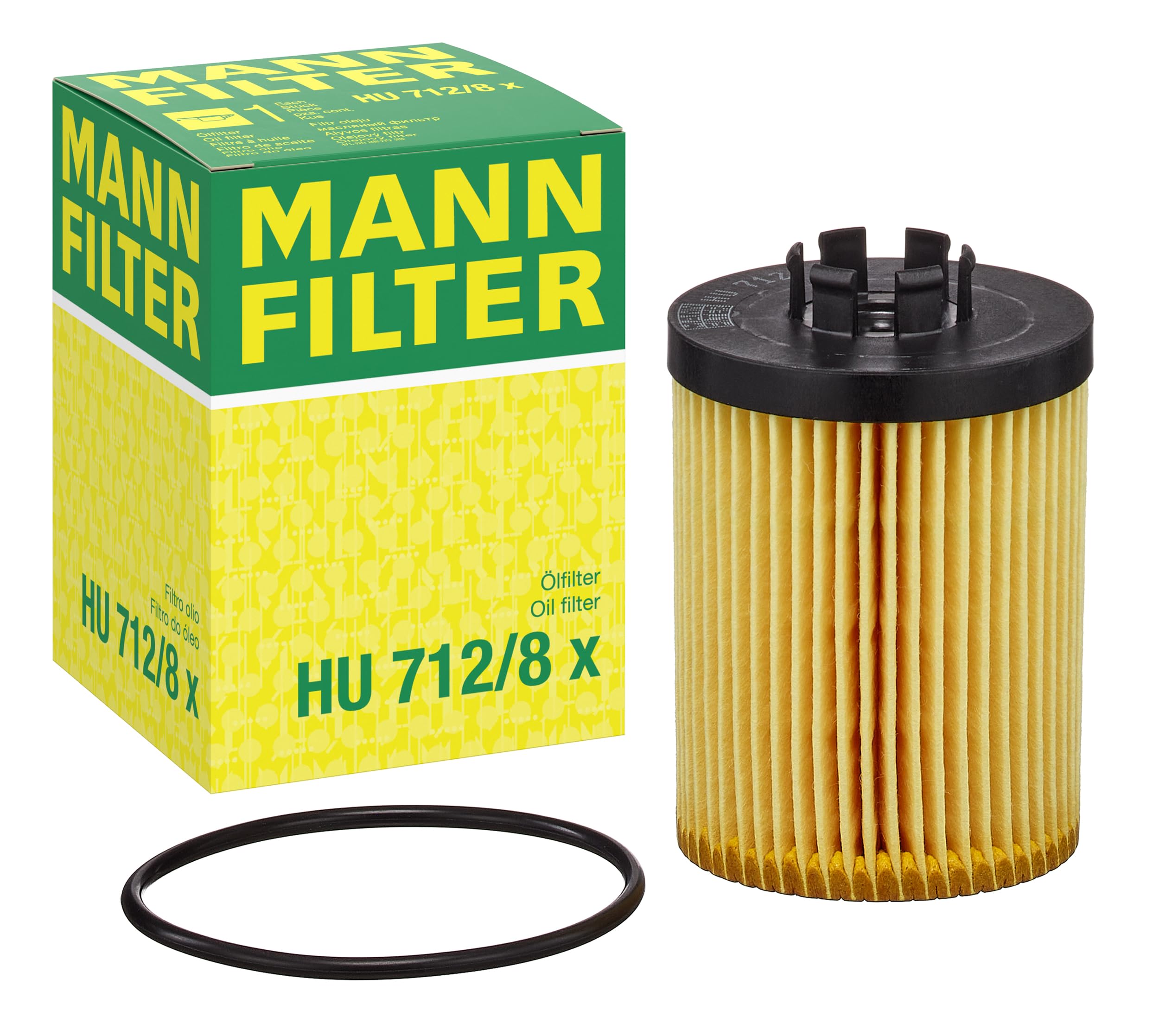 MANN-FILTER HU 712/8 x Oil Filter - CARS + TRANSPORTERS