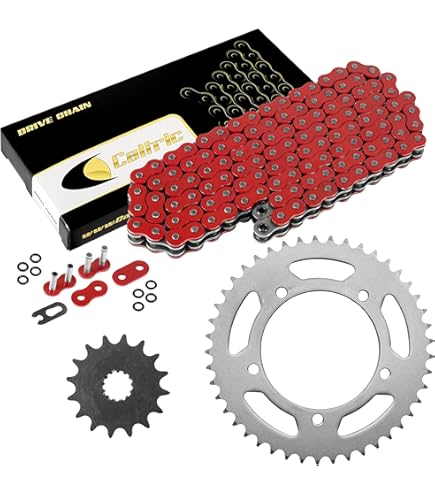 Amazon.com: Caltric Blue O-Ring Drive Chain & Sprockets Kit