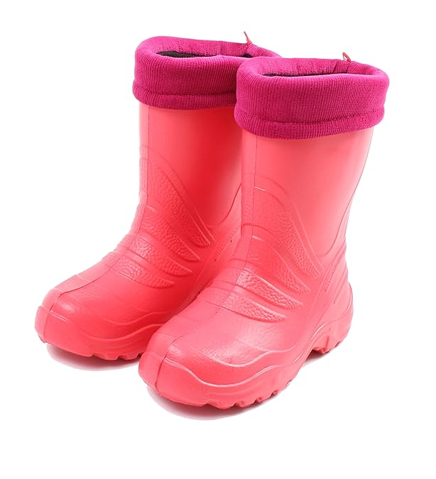 LEMIGO TERMIX 861 Kinder Eva Gummistiefel gefüttert Thermostiefel Rosa