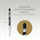 Parker Jotter Originals Gel Pen Refills 0.7mm Black Gel Ink 2 Count view 4