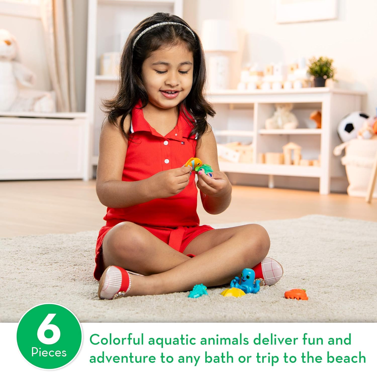 Melissa & Doug Seaside Sidekicks Sea Creatures Set: Melissa & Doug: Toys & Games