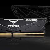 TEAMGROUP T-Force Vulcan 16GB (2x8GB) DDR5 5200MHz CL40 Desktop Memory Black view 6