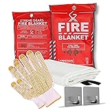 Xtreme Gears Emergency Fire Blanket 2 Pack 40” x