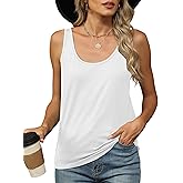 KevaMolly Basic Tank Top Woman UPF 50+ Casual Soft Scoop Neck Sleeveless Classic Fit Tops 2026 Outfits Clothes