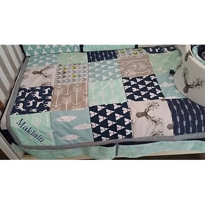 Woodland Baby Boy Nursery Crib Bedding Set Quilt, Kuwait Ubuy