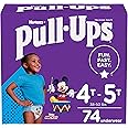 Pull-Ups Boys' Potty Training Pants Training Underwear , 4T-5T, 74 Ct Multi-colored