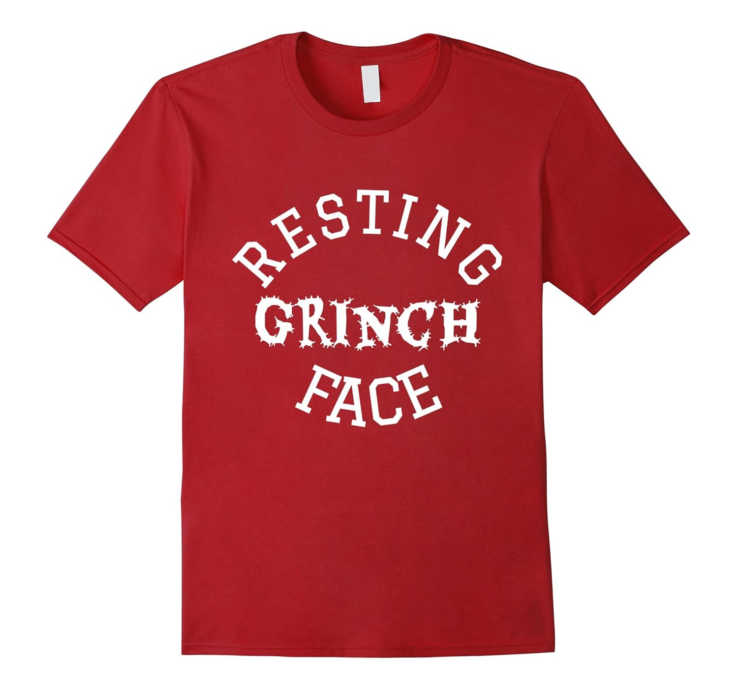 Resting Grinch Face Funny Christmas Holiday Gift T Shi-ANZ