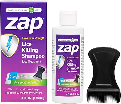 Amazon Com Zap Liquid Lice Killing Shampoo Made In Usa For