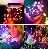 Jsdoin Fairy Lights 6 Pack 2m 20 LED Copper Wire Battery Operated Multicolour view 6