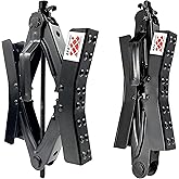 RV X-Chock Stabilizer Wheel Chocks 2 Pack, Heavy Duty Steel RV Wheel Stabilizer for Travel Trailer & Camper, Adjustable 3 7/8